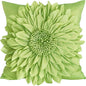 Sage Green Accent Flower Decorative Throw Pillow Covers by BellasGifts