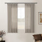Burlywood Birch Pinch Pleat Linen Kitchen Curtains 45 Inches Long 2 Panels | by Twodrapes