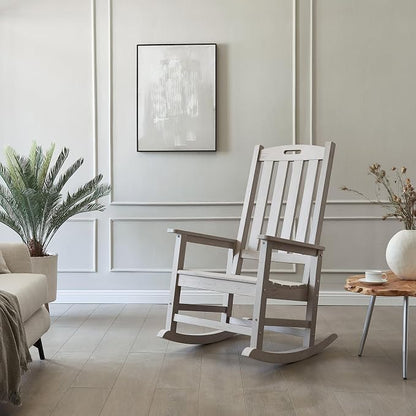 Psilvam Oversized Outdoor Rocking Chair, - Image 2