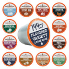 Fresh Roasted Coffee, Dynamite Dozen Flavored Variety Pack, K-Cup Compatible, 144 Count