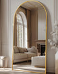 Antok 81" x41” Arched Full Length Floor Mirror, Free Standing/Wall Mount/Leaning by AntokMirror