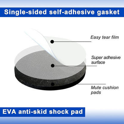 Krisler Headboard Stoppers, Soft Bed Stabilizer Against Wall, Self Adhesive - Image 8