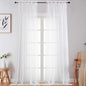 Extra Long Sheer White Curtains by WelvetBLK