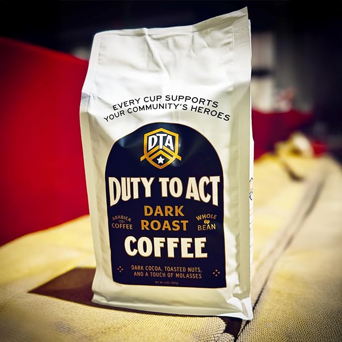Duty to Act Medium Roast Whole Bean Coffee, 2 lbs (Pack of 1)