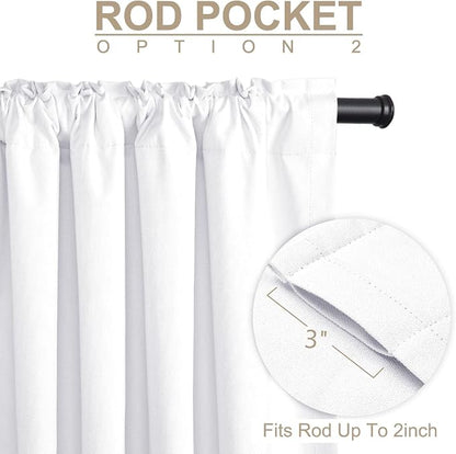 Faux Linen Total Blackout Curtains - Image 4