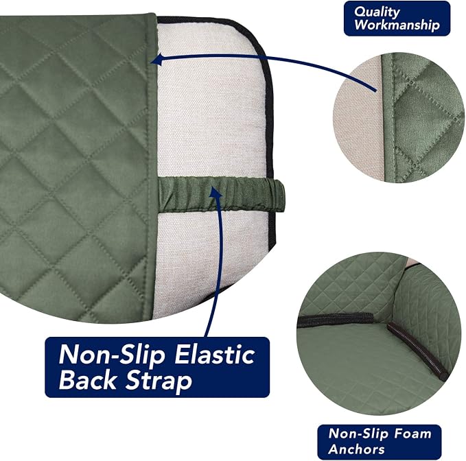PureFit Reversible Quilted Couch Covers - Image 3
