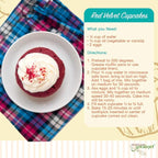 Heartland Gourmet Gluten Free Red Velvet Cupcake Mix - Rich and Decadent - Certified Gluten Free Ingredients - All Purpose - Safe for Celiac Diet - 2022 - Pack of 1