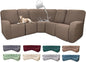100% Waterproof Sectional Recliner Couch Covers by ROFASVCO