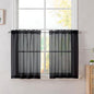 Simplebrand Black Tier Curtains by Simplebrand