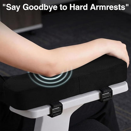 Smiry Ergonomic Office Chair Armrest Pads, Memory Foam Arm Rest Covers - Image 4