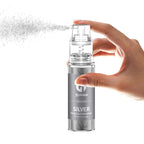 Silver Edible Glitter Spray - 10g Edible Silver Glitter for Cakes Food Grade Metallic Shimmer Powder Cake Sprinkles for Cookie Decorating Chocolate Strawberry