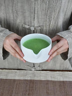 Artcome Premium Matcha Tool Set – Includes Matcha Bowl with Pouring Spout, Whisk, Whisk Holder, Tea Scoop & Matcha Manual - White