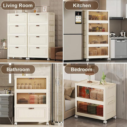 5-Tier Foldable Storage Cabinet - Image 7