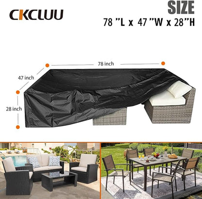 Patio Furniture Set Cover Outdoor Sectional Sofa Set Covers Outdoor Table and - Image 6