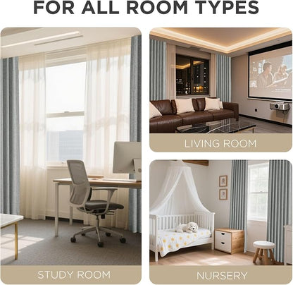 Joydeco Blackout Curtains for Bedroom - Image 8