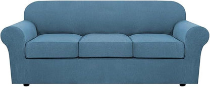 H.VERSAILTEX 4 Piece Stretch Sofa Covers by HVERSAILTEX