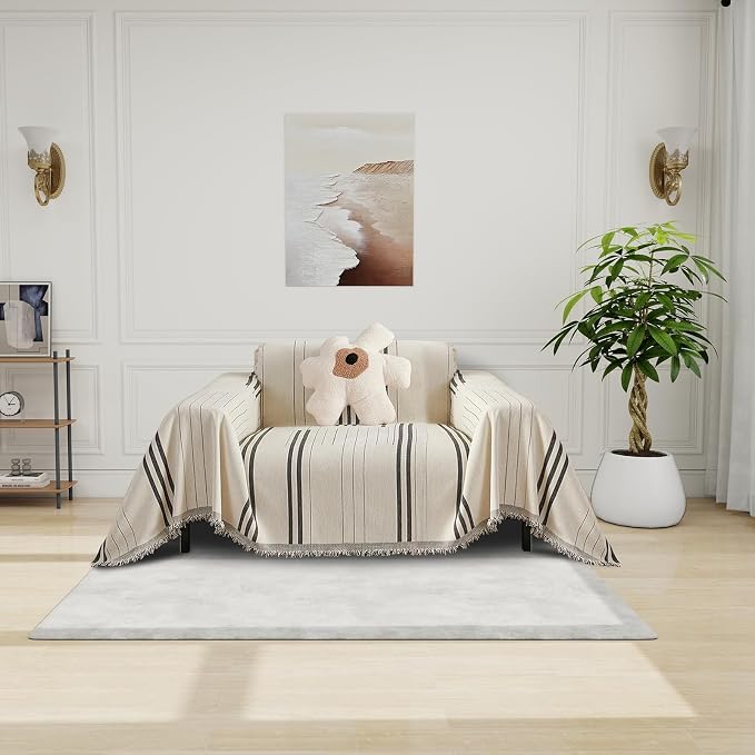 DREAMINGO Armchair Cover Washable Chenille Sofa Protector by DREAMINGO