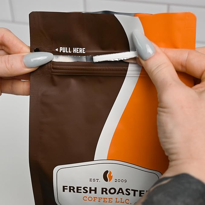 Fresh Roasted Coffee, FRC Dark Roast Blend, 12 oz, Kosher, Ground