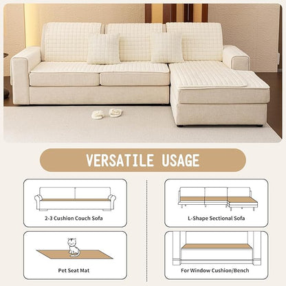 Velvet Couch Covers for Dogs, Dog Sectional Couch Covers, Pet Couchs Cover for - Image 4