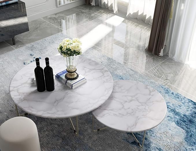 Art3d 120"x17.3" Self-Adhesive Wallpaper, Peel and Stick Grey Marble Paper - Image 7