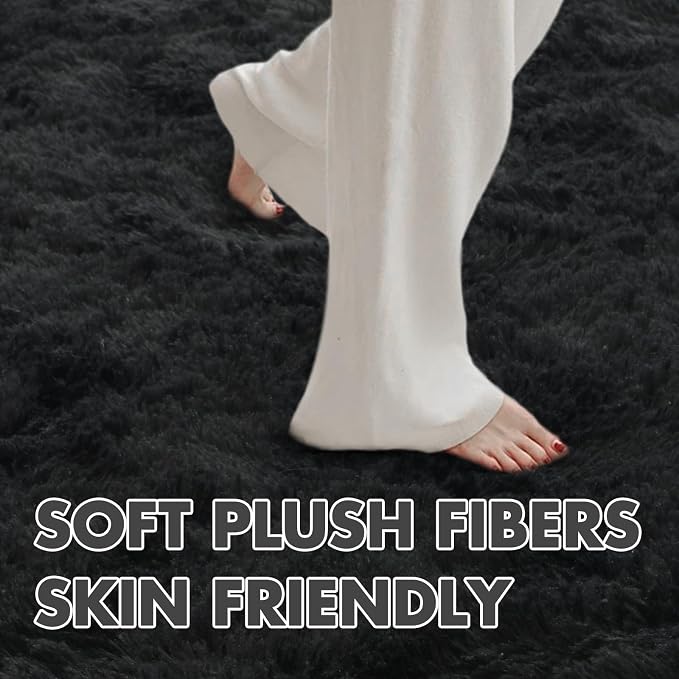 10x14 Ft Extra Large Shag Rugs for Living Room, Ultra Soft Fluffy Furry Area - Image 4