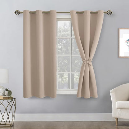 Blackout Curtains for Bedroom, 2 Drape Panels, 42 x 54 Inch | Thermal Insulated - Image 8