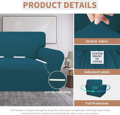 Easy-Going 100% Waterproof Chair Couch Cover, Stretch Jacquard Sofa Cover | - Image 4