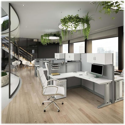 Bush Business Furniture Office in an Hour 65W Straight Cubicle Desk - Image 5
