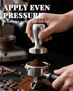 6pcs Espresso Accessories Kit, Barista Kit Espresso Tools Stainless Steel Machine Accessories Coffee Tamper Set for Kitchen, Home Coffee