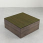 EMOOR Tatami-Top Cardboard Square Low Bench 28x28in 2-Piece Set, Koagari Easy by EMOOR