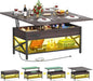 Aheaplus Coffee Table Lift Top Multi-Function Coffee Table Converts to Dining by Aheaplus