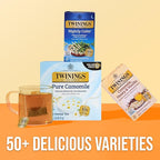 Twinings Nightly Calm Herbal Tea Individually Wrapped Bags, 20 Count (Pack of 6), Spearmint & Lemongrass, Naturally Caffeine-Free, Enjoy Hot or Iced, 120 Teabags