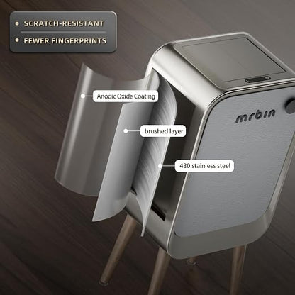 MRBIN Motion Sensor Bathroom Trash Can - Image 8