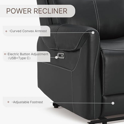 KISLOT Leather Recliner Chair Set of 2, Wall Hugger RV Recliners - Image 6