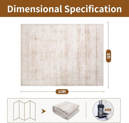 8x10 Washable Area Rugs for Living Room, Dining Room, Nursery - Image 2