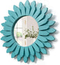 Honiway Beach Wall Decor Mirror 12 inch Wood Coastal Wall Decor Sunburst Boho by Honiway