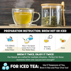 BREWIX, Green Tea Loose Leaf (50+ Cups, 3.53oz/100g) Gluten Free I High Elevation Grown Green Tea Leaves | Pure Single Origin Sourced Direct from India
