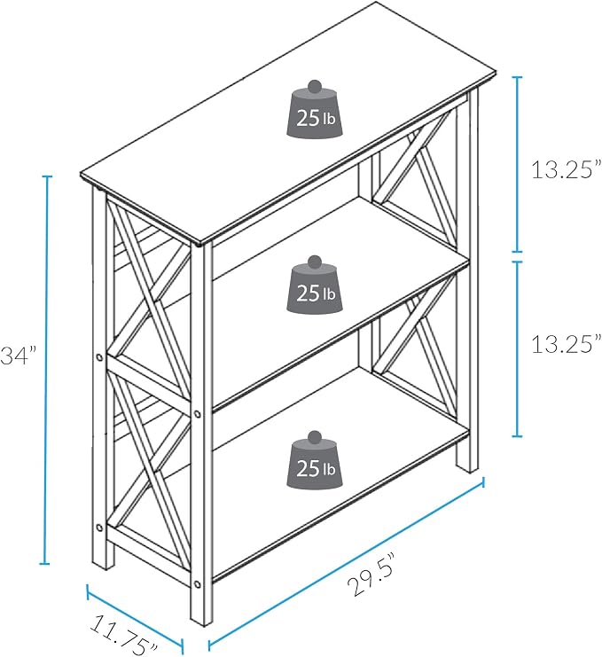 Casual Home Shelf Bookcase - Image 3