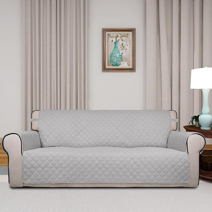 PureFit Reversible Quilted Sofa Cover Dog Couch Covers - Image 2