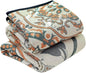 LUTBM Boho Throw Blanket for Bed 100% Cotton Ultra Soft Rustic Quilt Floral by LUTBMFindYourFreeSpiritatHome