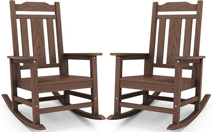 SERWALL HDPE Outdoor Rocking Chairs by SERWALL