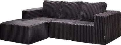Hobestluk Modular Sectional Sofa Memory Foam Couch Oversized Sectional Sofa - Image 9