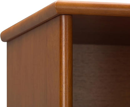 SIMPLIHOME Draper 35 inch Mid-Century Modern 6 Cubbie Bookcase - Image 11