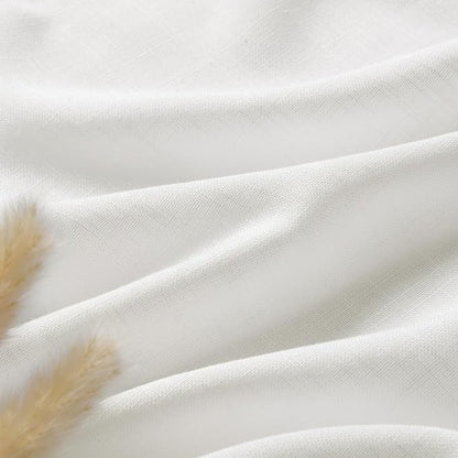 Extra Long Off White Curtains 105 inches Long 2 Panels Set - Image 5