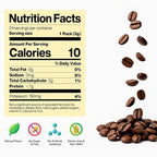 SATURNBIRD Coffee Instant Cold Brew, French Roast, Bold & Intense Blend of 100% Specialty Arabica, Enjoy Hot or Cold, Freeze Dried Iced Coffee, 24 Single Servings for Home, Travel, Office (NO.6)