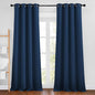 NICETOWN Moroccan Blue Room Darkening Curtains 90 inch Length by NICETOWN