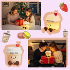 Boba Tea Night Light, Boba Gifts, Cute Silicone Bubble Tea Night Light, Kids' Bedroom Decor, Gift for Children, Teens, Adults, Perfect for Christmas & Birthdays (Boba Tea)