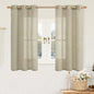 48 Inch Length Short Linen Curtains by LAMIT