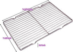 2Pcs Stainless Steel Cooling Racks, Cooling Racks for Cooking and Baking, Cookie Cooling Rack, Oven Cooling Racks for Cooking