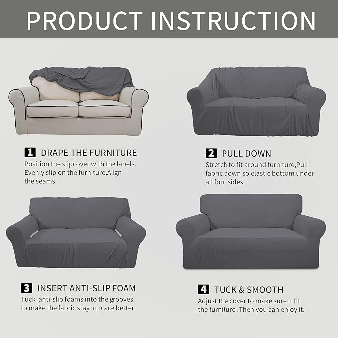 Easy-Going Stretch Chair Slipcover - Image 5